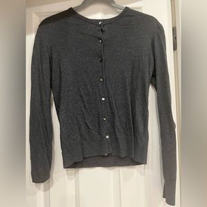 Ann Taylor Dark Gray Cardigan